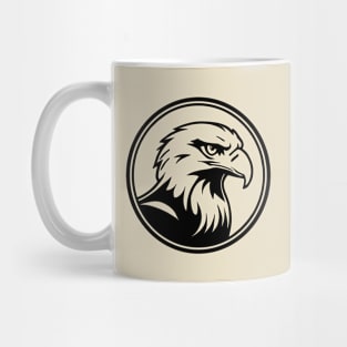 Good Ol Eagle Patch with Black Outline - If you used to be a Eagle, a Good Old Eagle too, you'll find the bestseller critter patch design with the McLaren Tartan background perfect. Mug